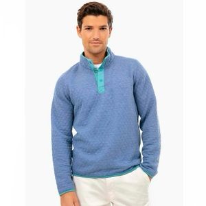 Marine Layer Colorblock Reversible Snap Pullover XL NWOT